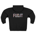 FUDJT Glitch Zip Hoodie | Bold Front & Backside | 7 Colors