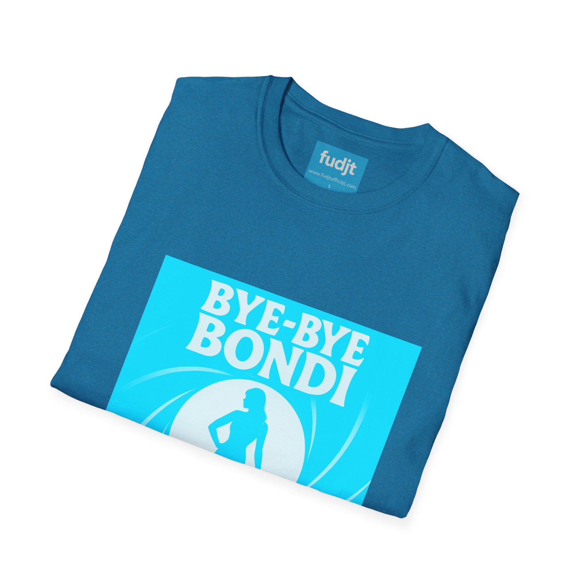 Bye-Bye Bondi | Blue Smoke Screen Retro fudjt Tee | 15 Colors