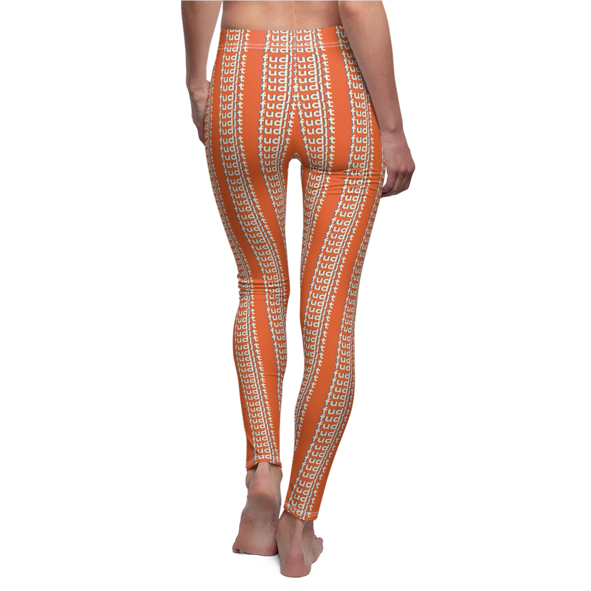 Orange fudjt Blindside 2.5 Leggings