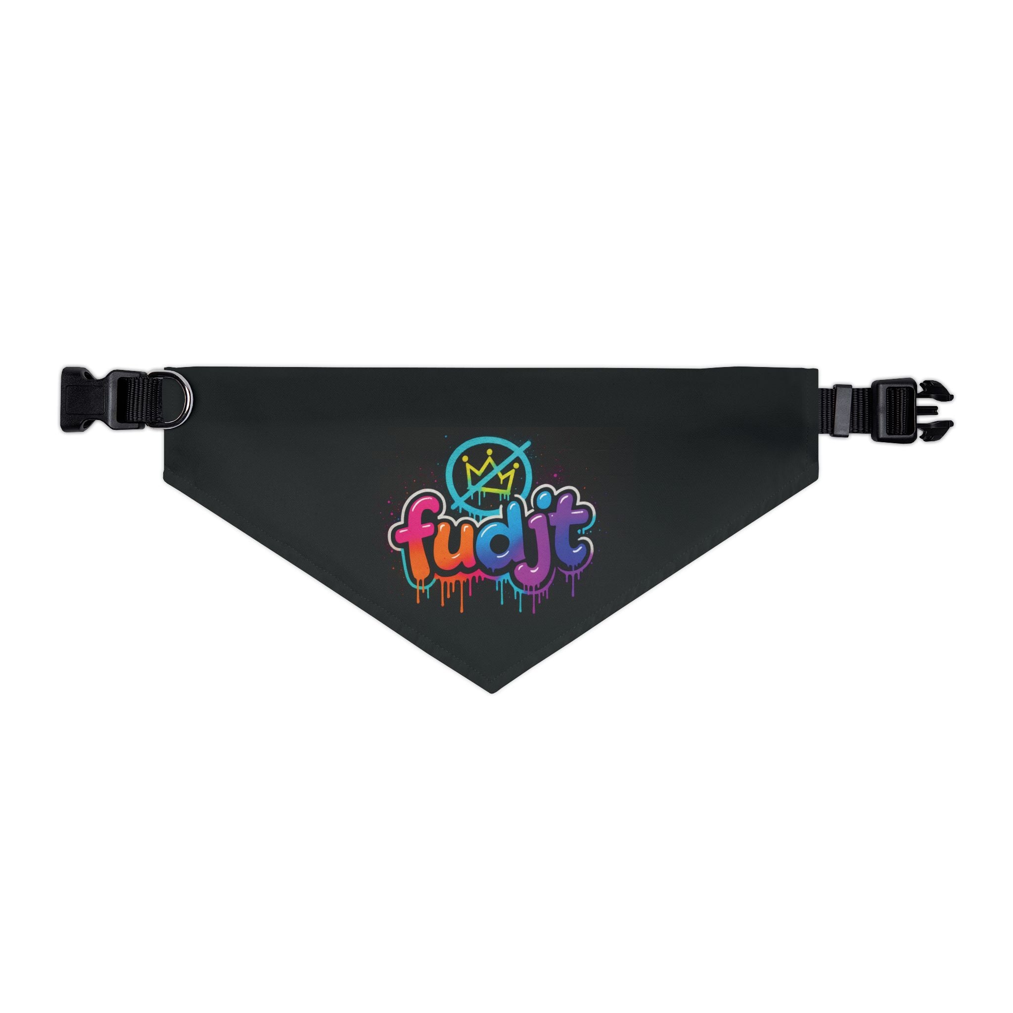 fudjt No Kings Clown Town Bandana Collar for Dogs, Cats & More | 4 Sizes