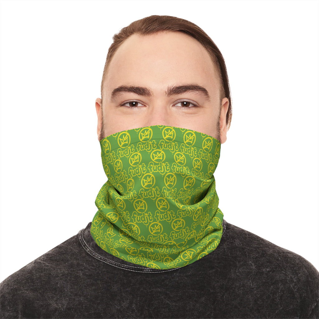 Green Golden fudjt No Kings 1.25 Neck Gaiter