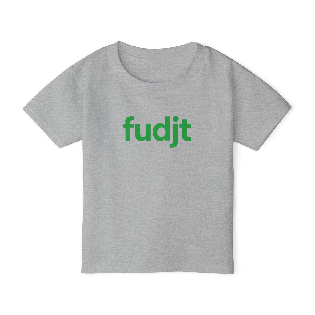 Toddler T-Shirt with Green Fudjt Design | 6 Colors