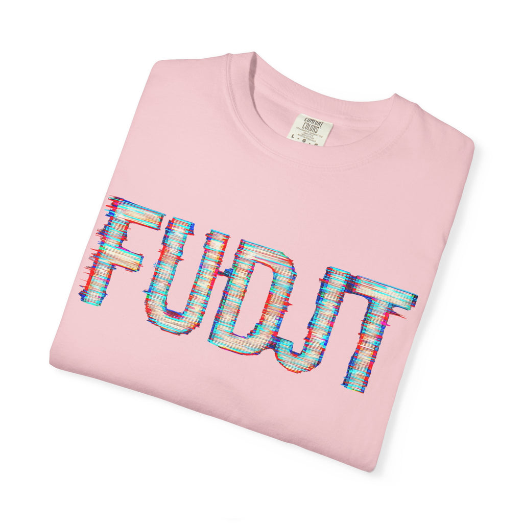 FUDJT Glitch Front & No Crown Back Premium Heavyweight Tee | 15 Colors