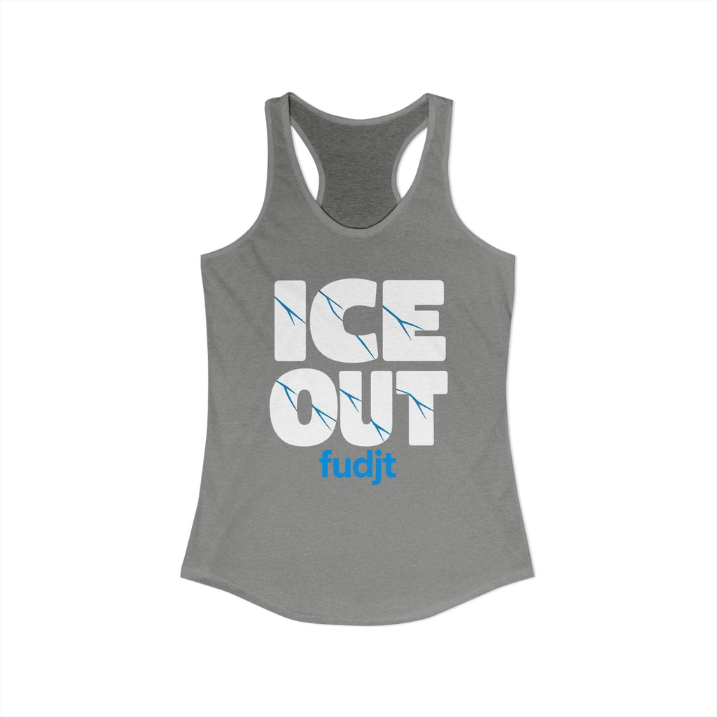 ICE OUT fudjt Women's Racerback Tank, Relaxed Fit | 4 Colors