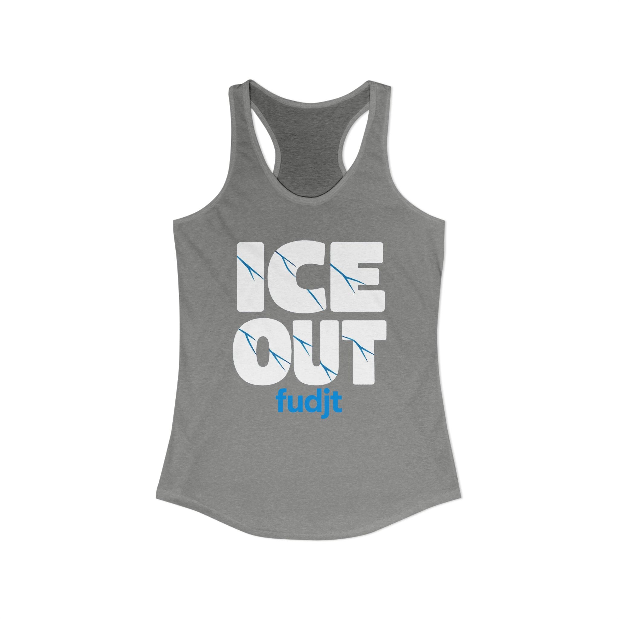 ICE OUT fudjt Women's Racerback Tank, Relaxed Fit | 4 Colors