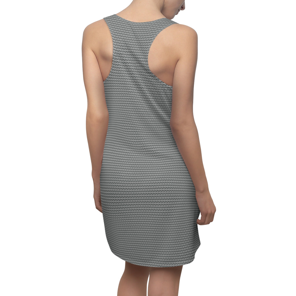 Dark Gray fudjt Unbroken Chain .5 Chic Racerback Dress