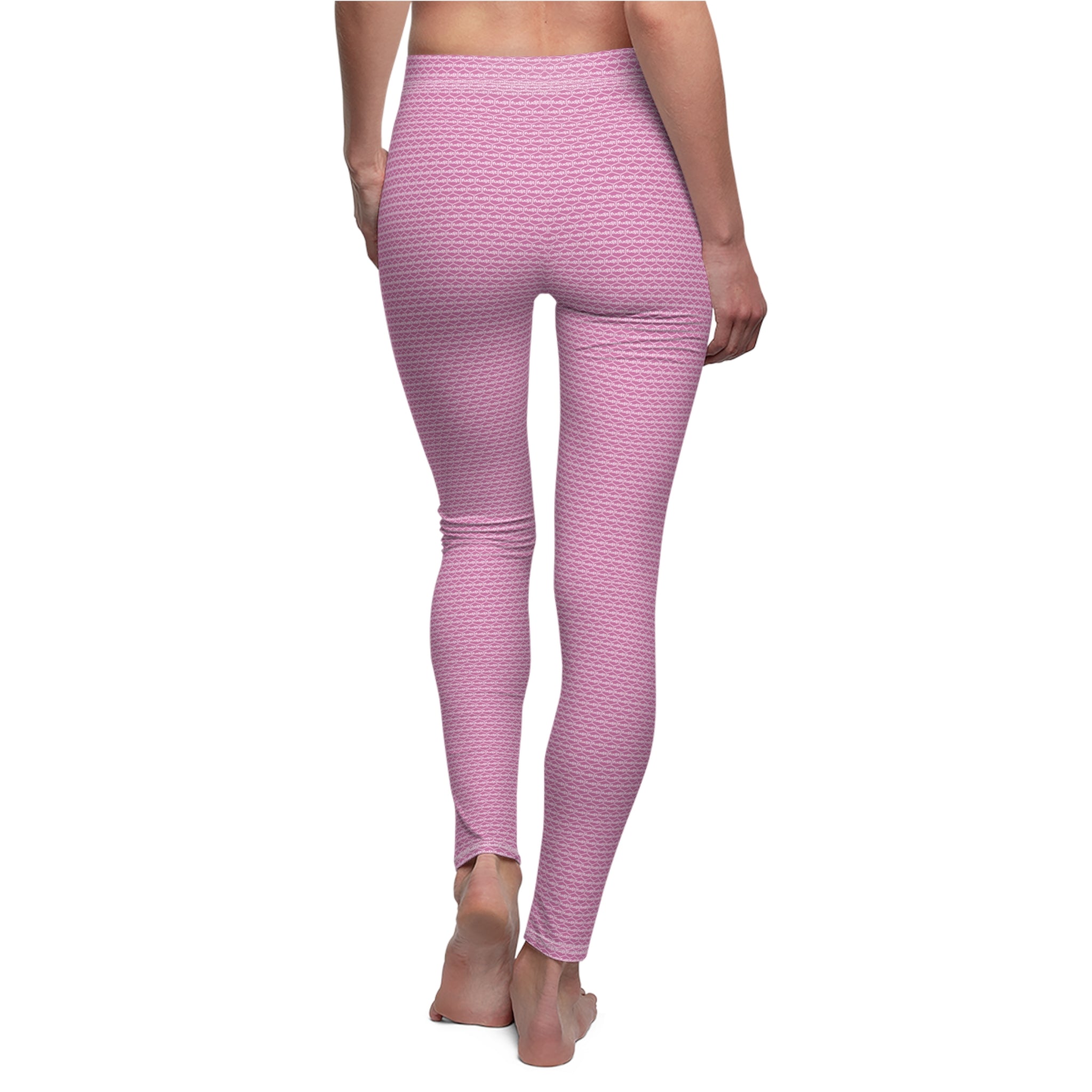 Light Pink fudjt Unbroken Chain .5 Casual Leggings