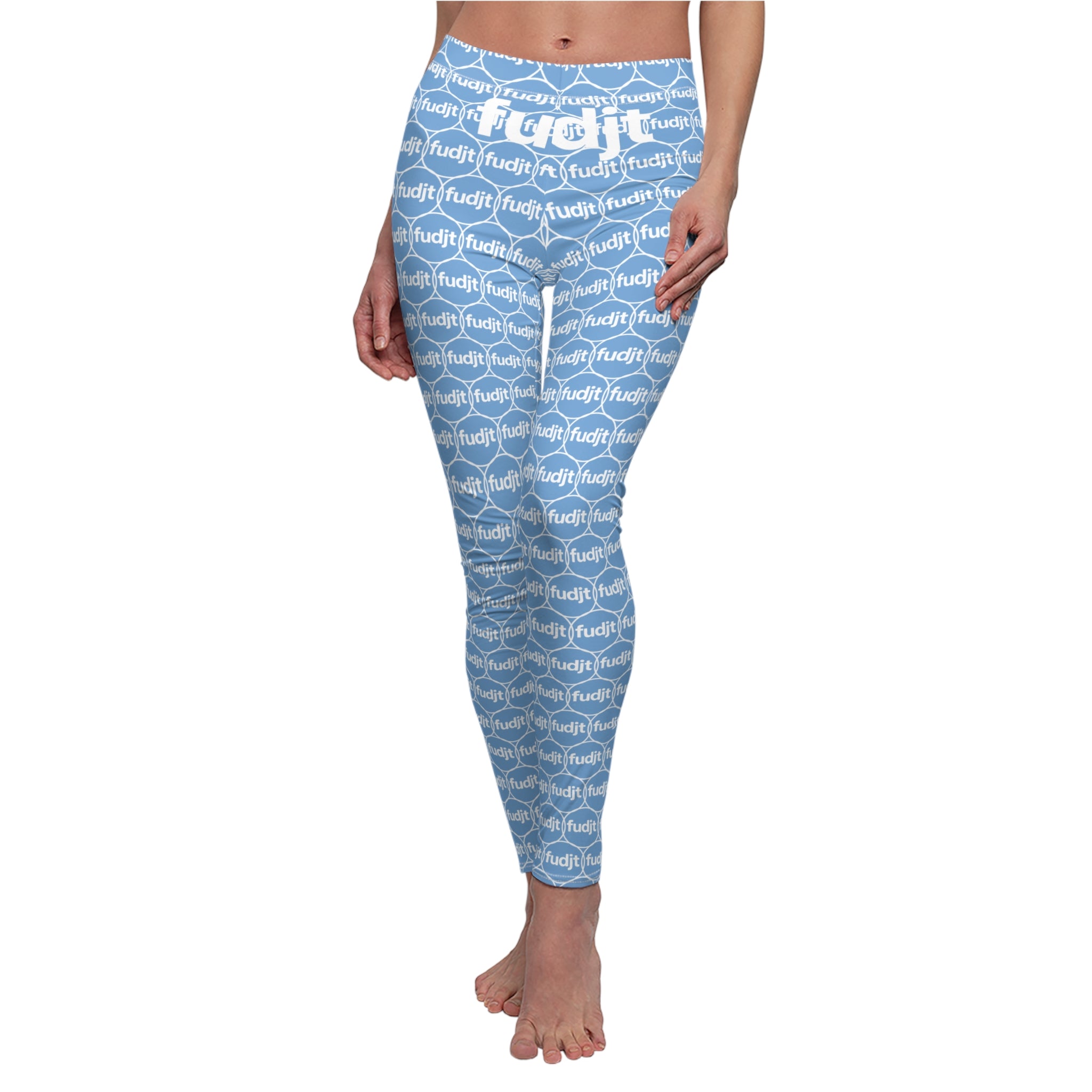 Light Blue fudjt Unbroken Chain 2.5 Casual+ Leggings