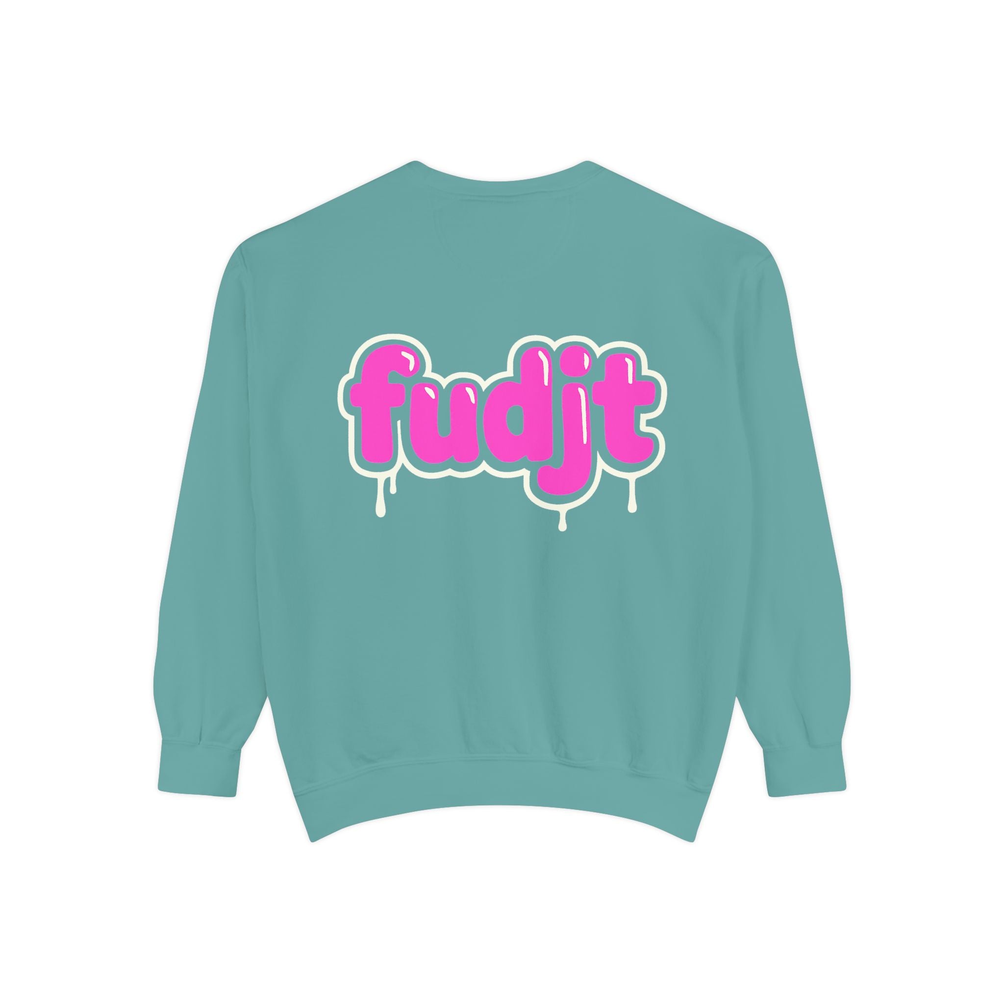 Rebel Loon fudjt Retro Wildlife Crewneck, Bold Pink Drip Backside | 14 Colors