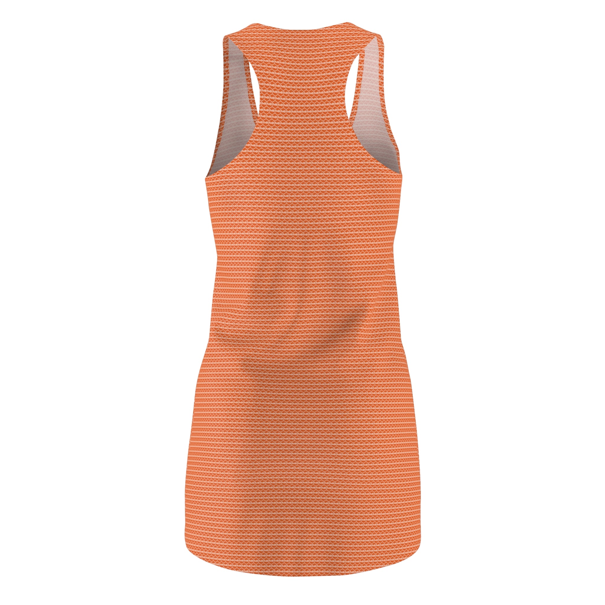 Orange fudjt Unbroken Chain .5 Chic Racerback Dress