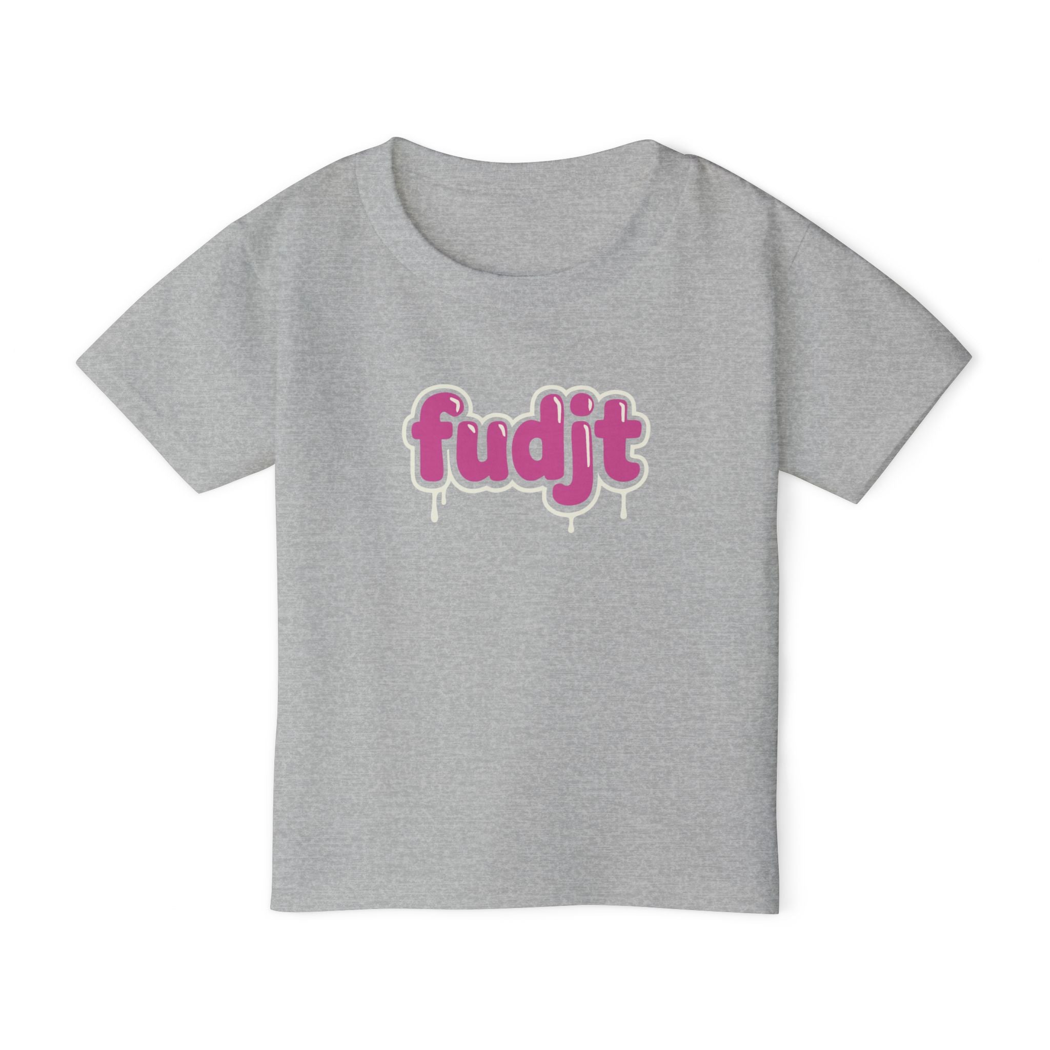 fudjt Toddler Tee with Pink Drip Design | 6 Colors