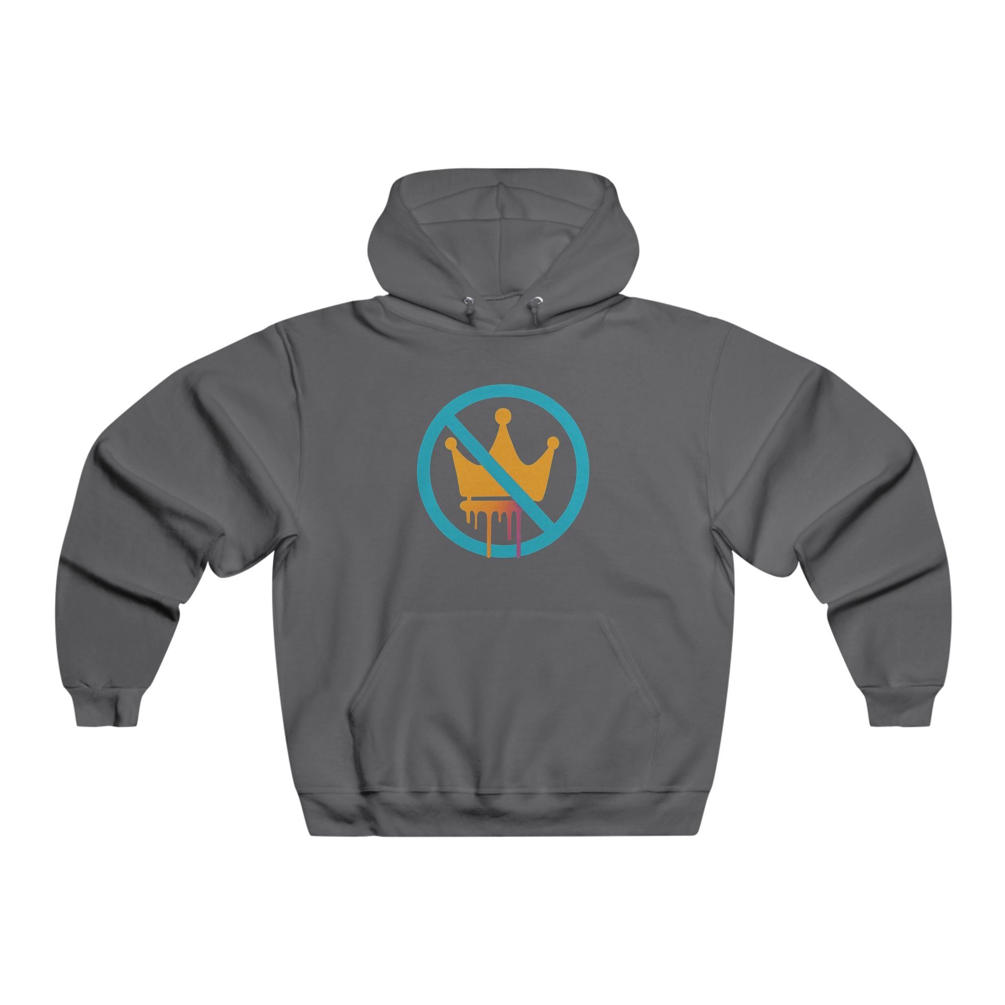 No Kings Hoodie | Blue Orange Design F&B | 7 Colors