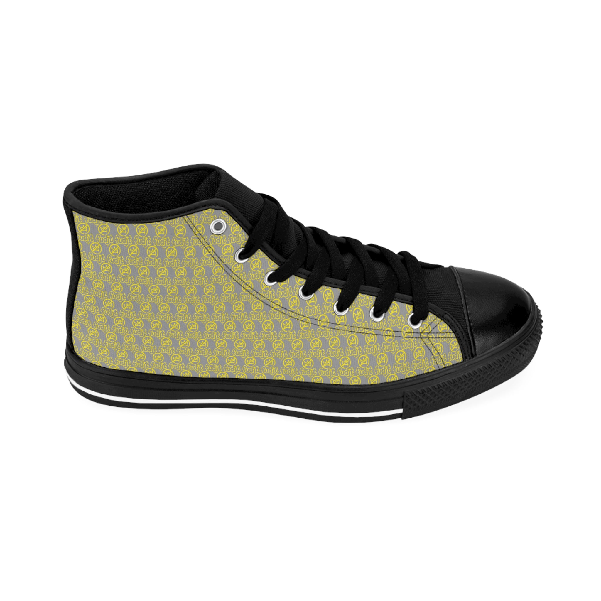 Gray Golden fudjt No Kings Street Style Sneakers | Women & Girls .5 High Top