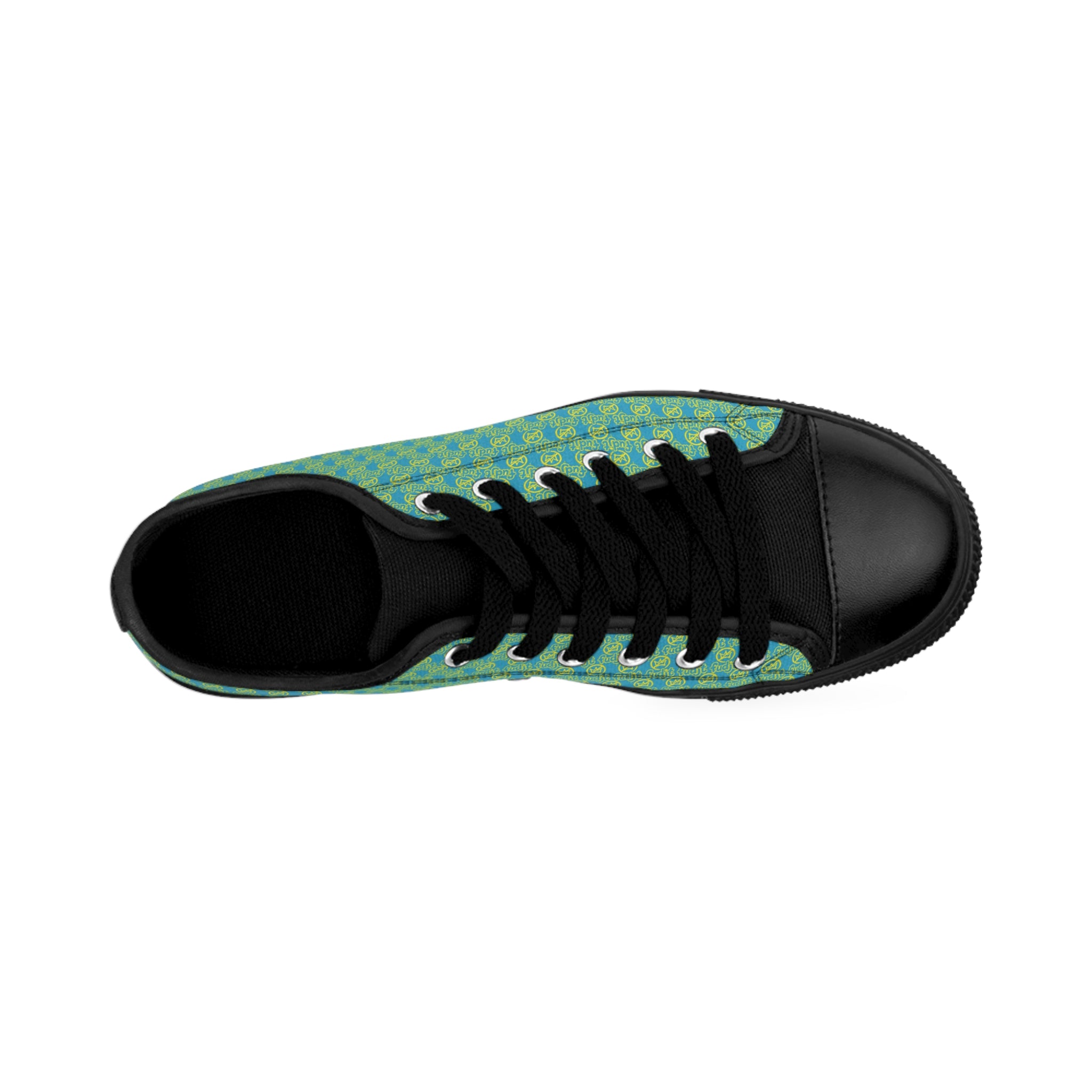 Turquoise Golden fudjt No Kings Street Style Sneakers | Men & Boys All Over .5 Low Top