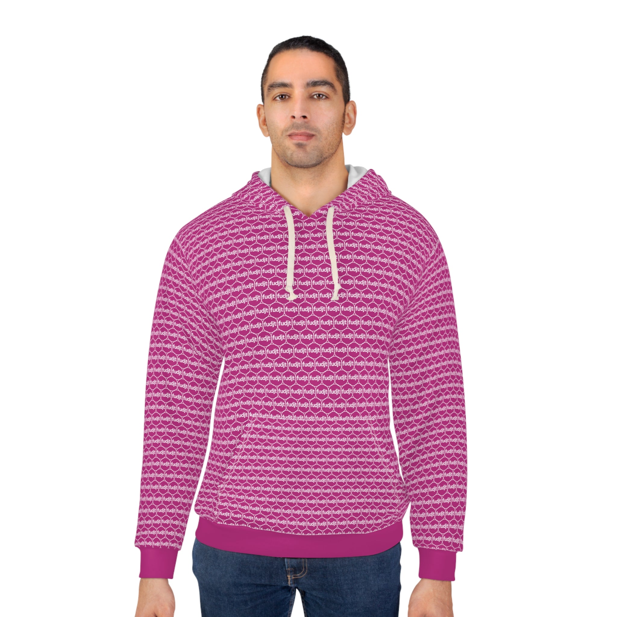 Pink fudjt Unbroken Chain Hoodie | All Over 1.25