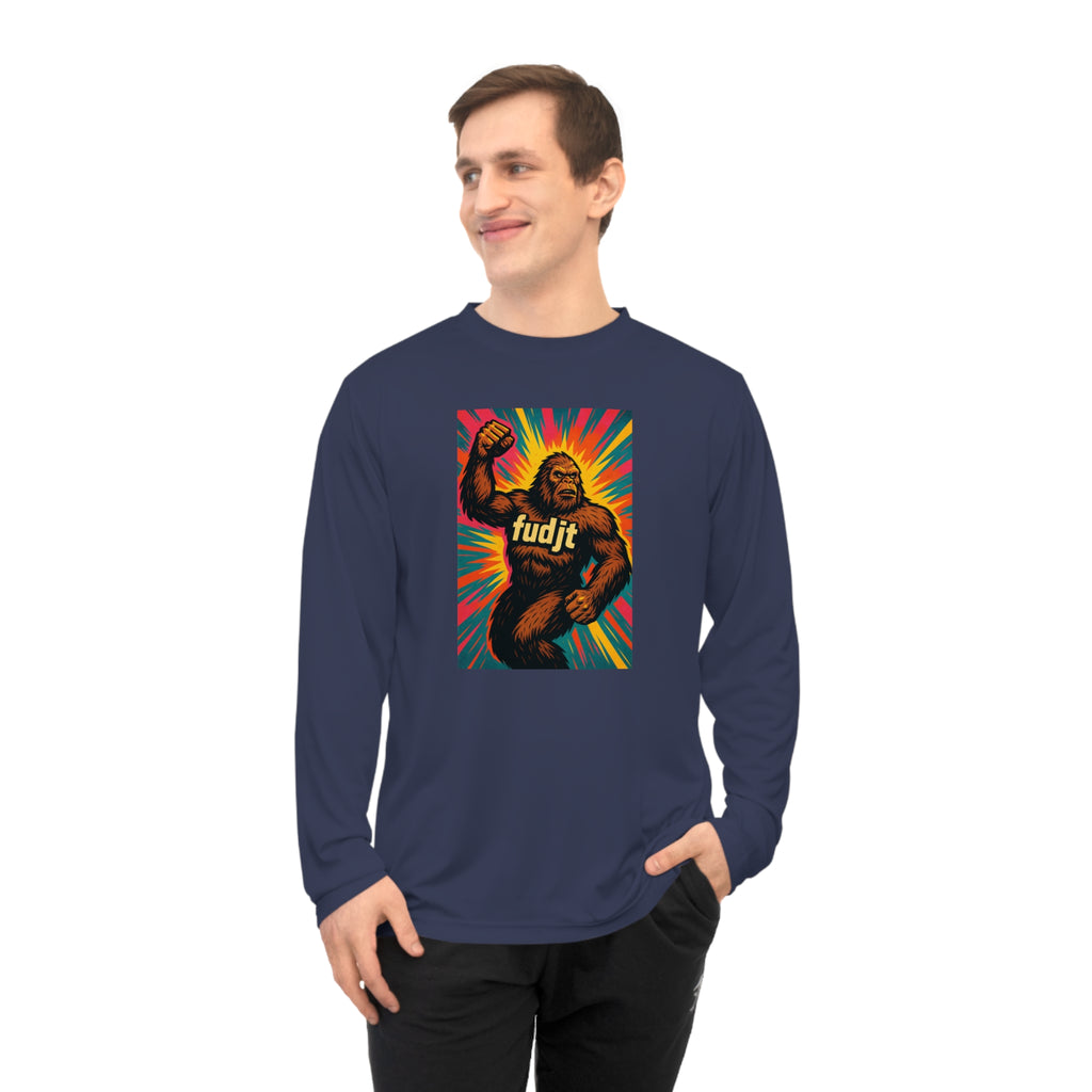 Sasquatch Salute Long Sleeve fudjt Performance Tee | 5 Colors