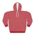 Dark Red fudjt Unbroken Chain Hoodie | All Over 1.25
