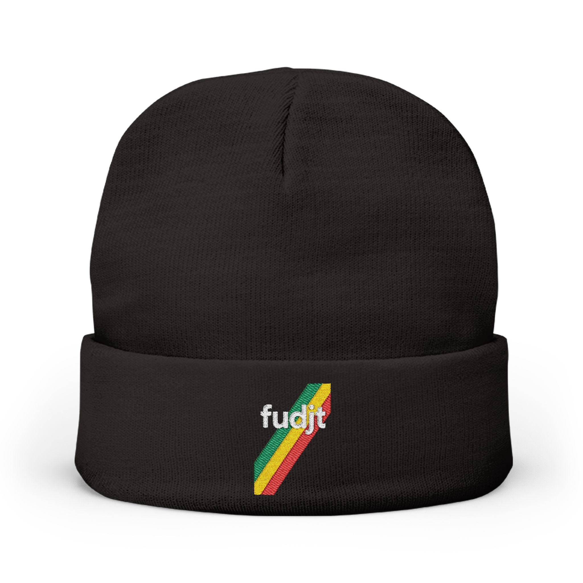 fudjt Knit Beanie | Rasta45 Stripe | 6 Colors