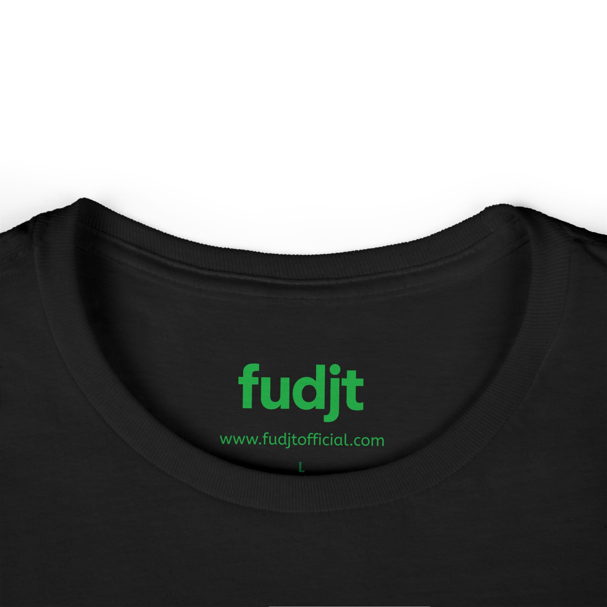 Women's Green fudjt logo Comfy Stylie Tee | 12 Colors