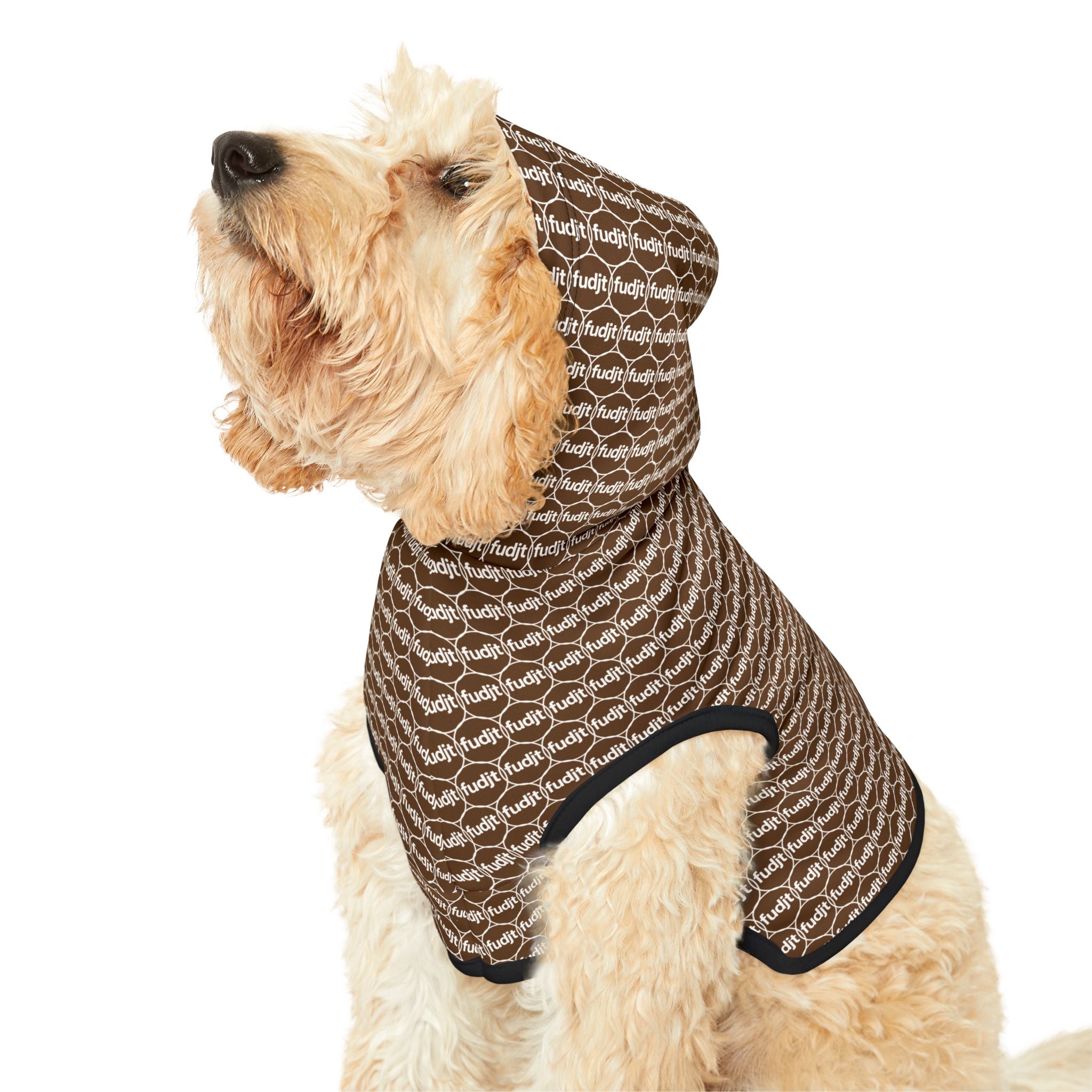 Brown fudjt Pet Hoodie | Unbroken Chain 1.25 | 7 Sizes