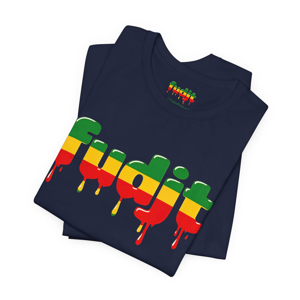 fudit Drip Logo Tee (Rasta Colors)