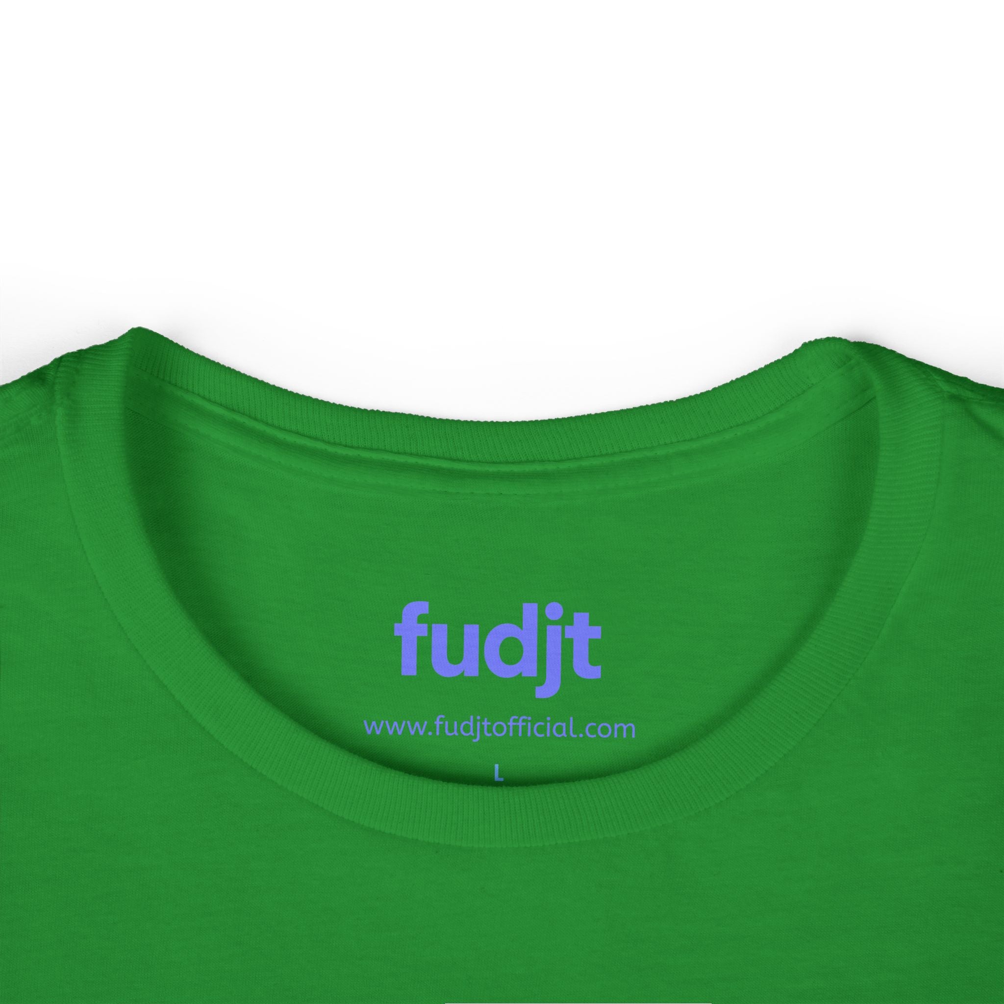 Women's Light Blue fudjt logo Comfy Stylie Tee | 12 Colors
