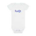 Light Blue fudjt Logo Baby Onesie | 4 Colors