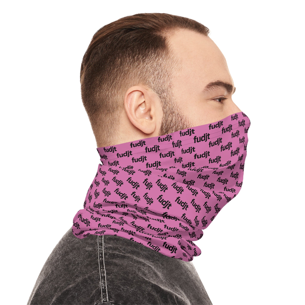 Pink & Black fudjt Lightweight Neck Gaiter