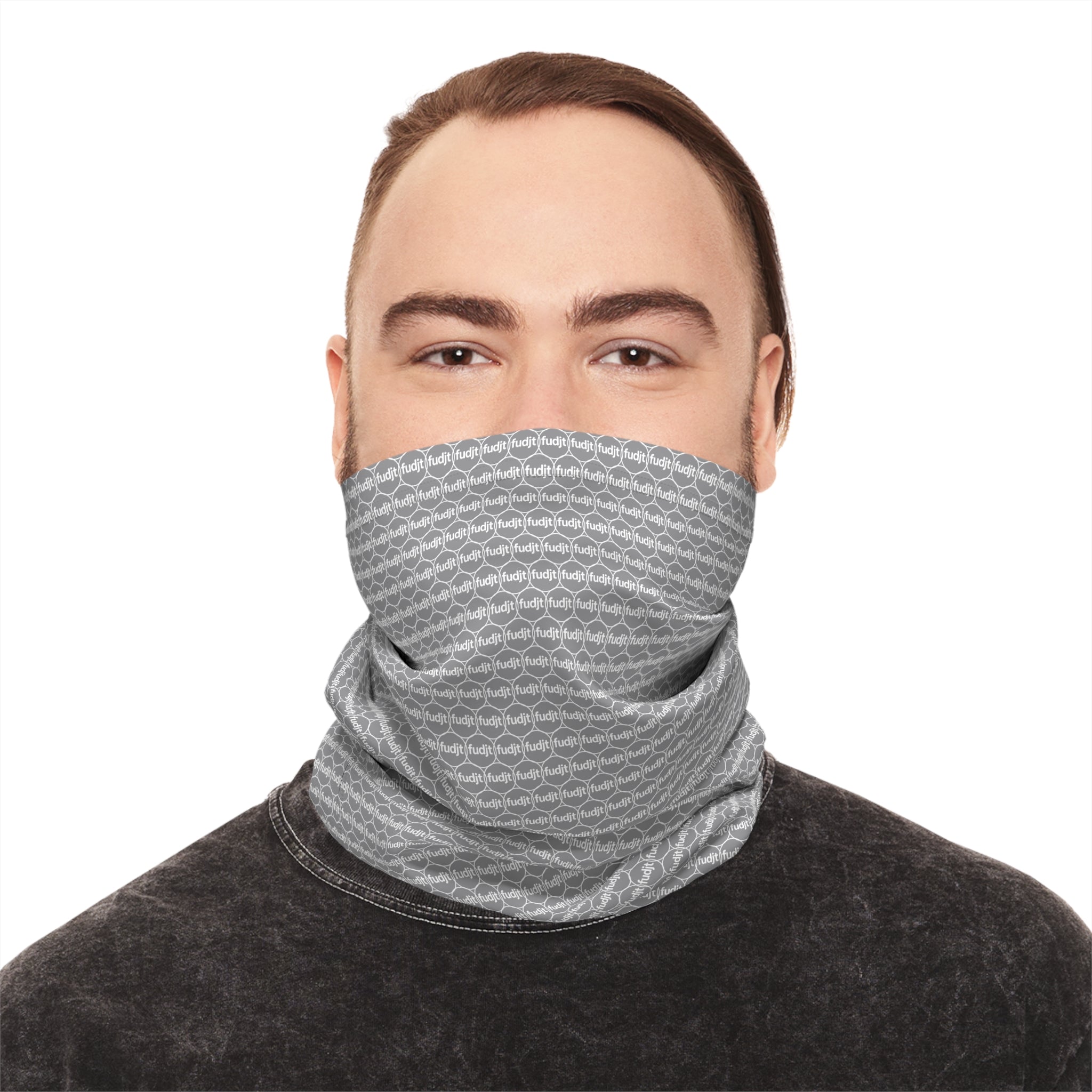 Gray fudjt Unbroken Chain .5 Neck Gaiter