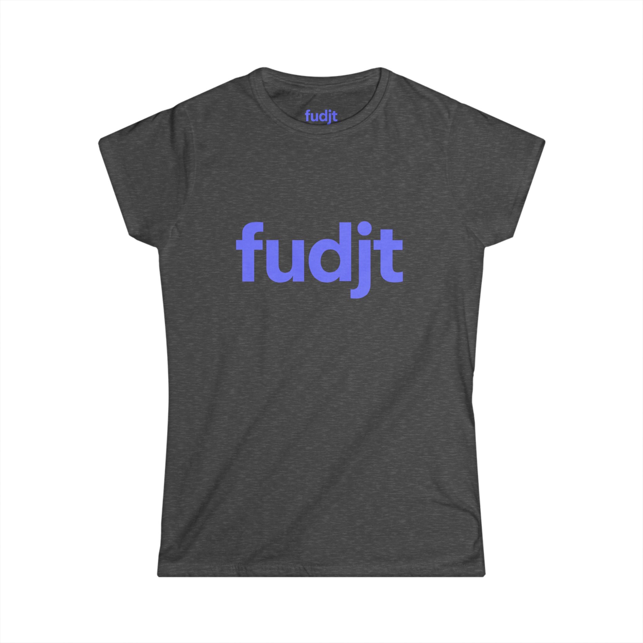 Women's Light Blue fudjt logo Comfy Stylie Tee | 12 Colors