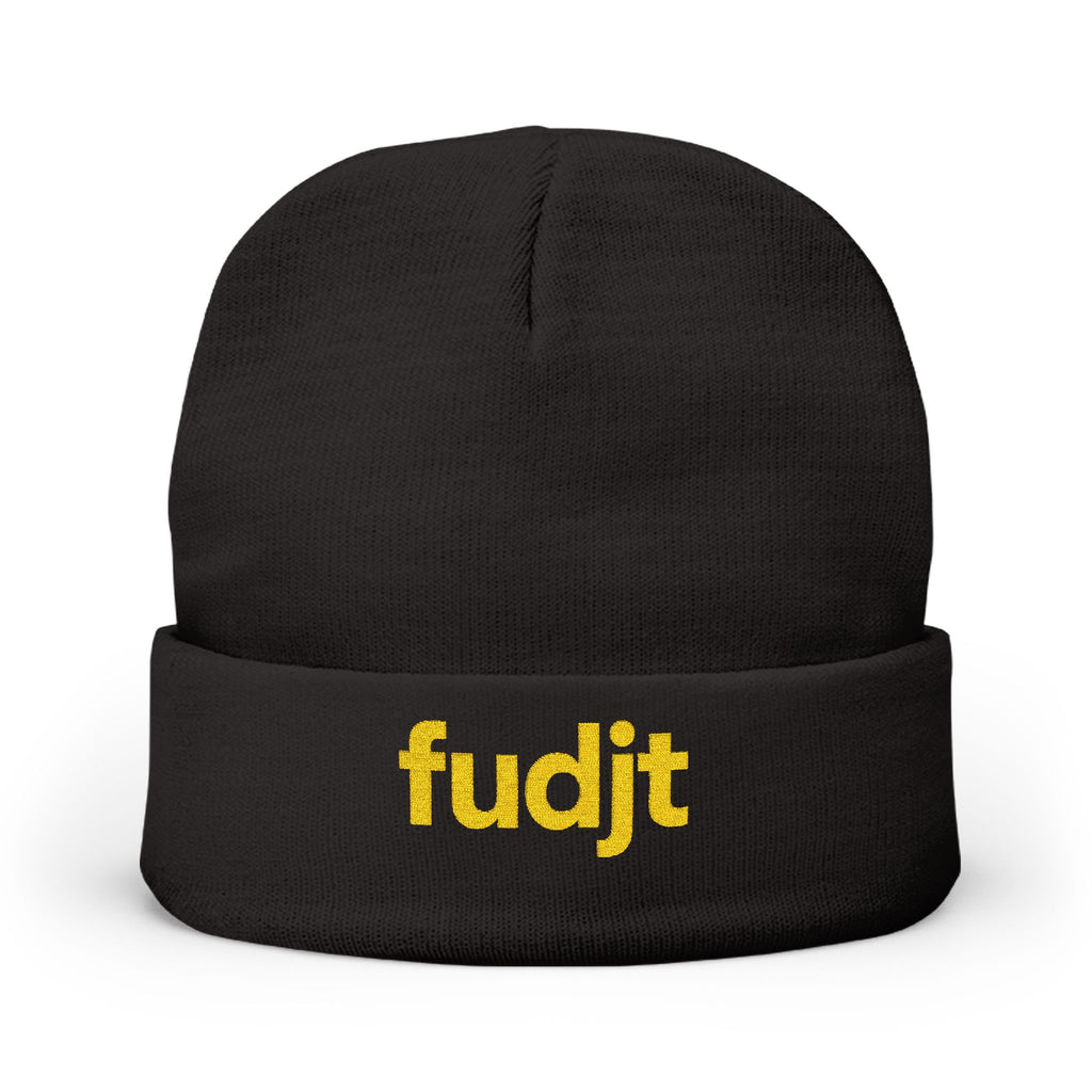 Stylish & Cozy fudjt Knit Beanie | Gold Embroidery | 6 Colors