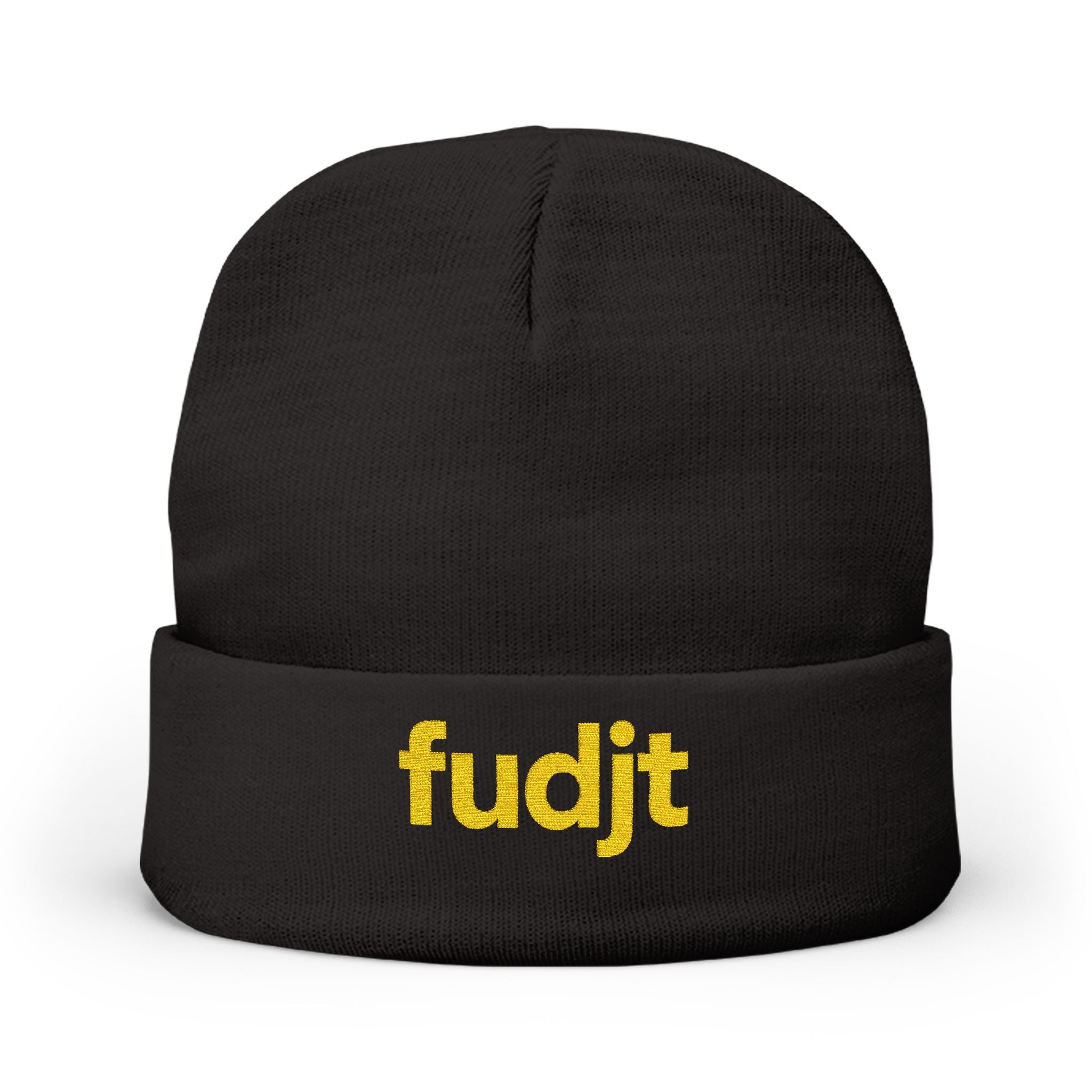 Stylish & Cozy fudjt Knit Beanie | Gold Embroidery | 6 Colors