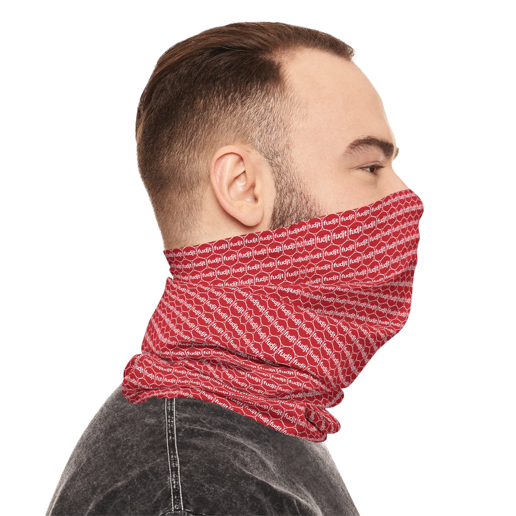 Dark Red fudjt Unbroken Chain .5 Neck Gaiter