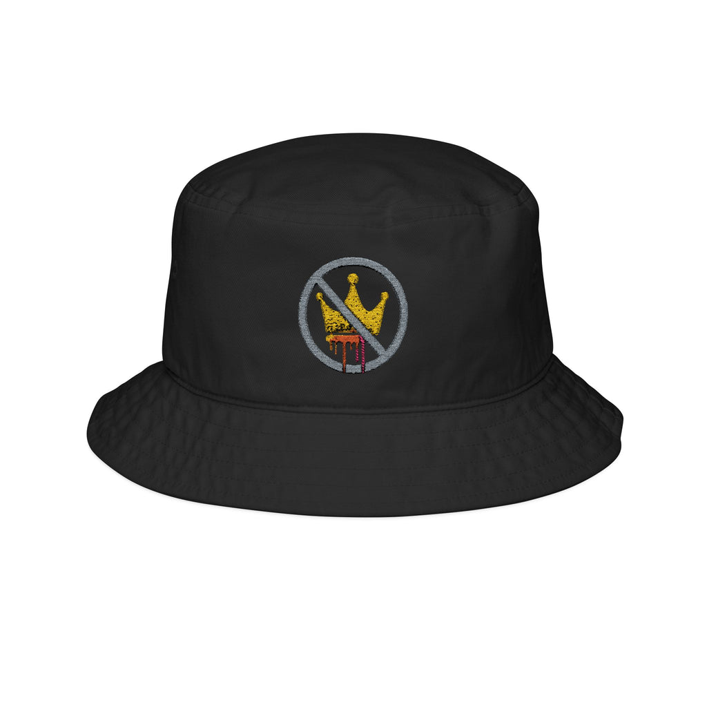 No Kings Embroidered Bucket Hat | 3 Colors