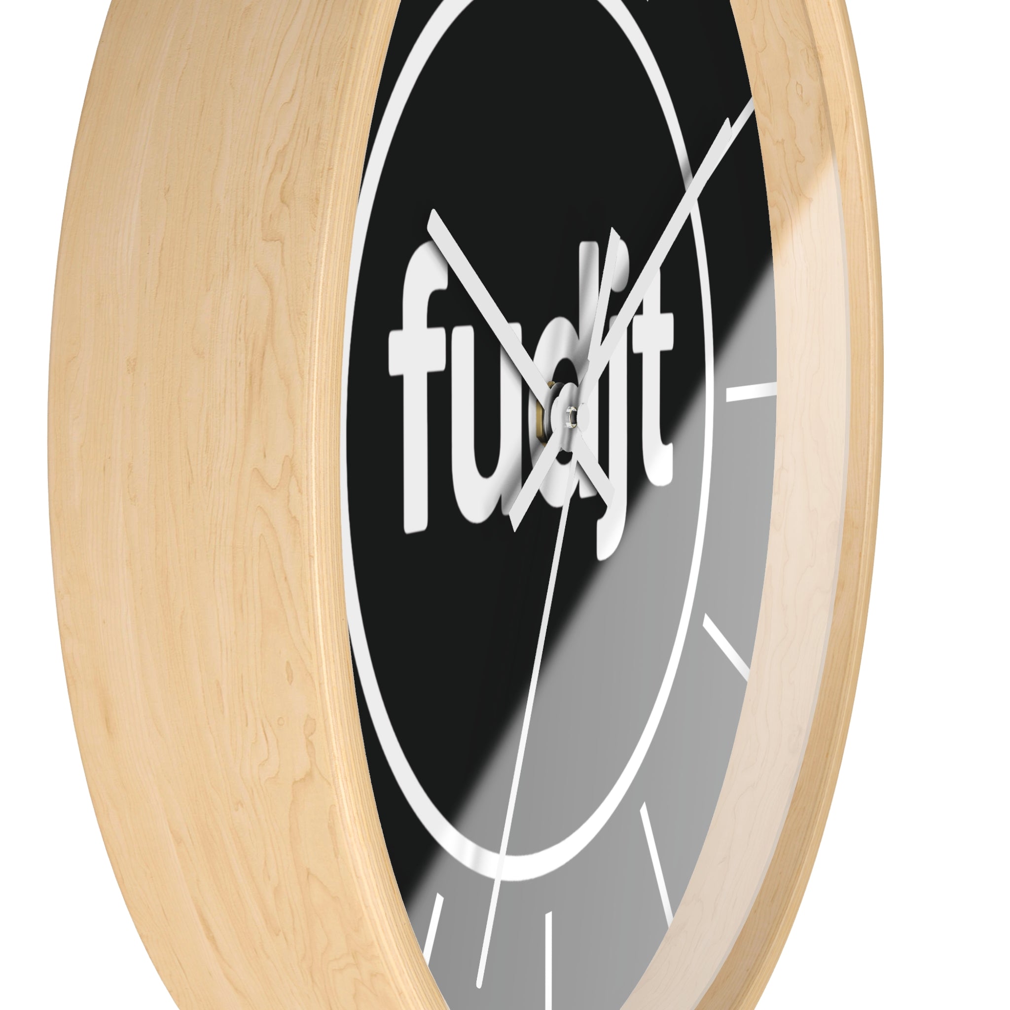 fudjt 10" Wall Clock |  Wood Frame in 3 Colors