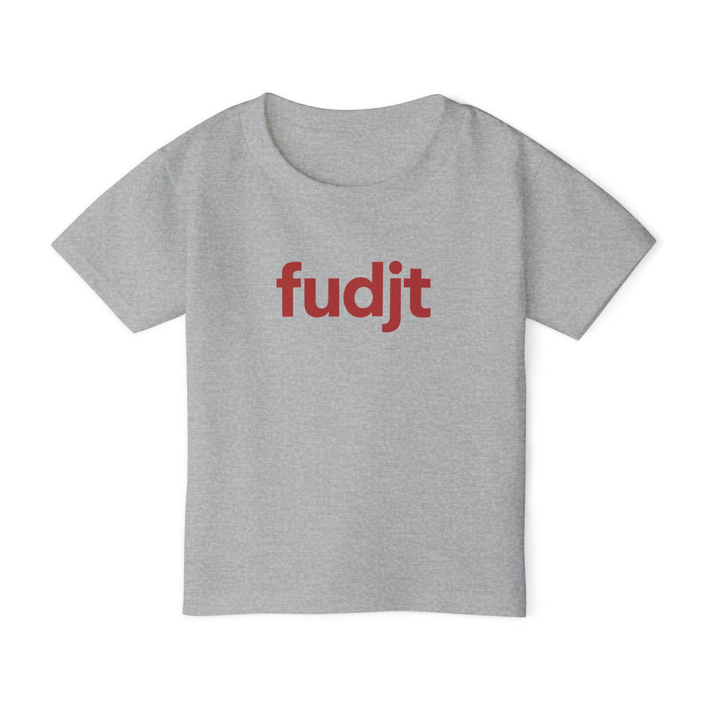Toddler T-Shirt with Red Fudjt Design | 6 Colors