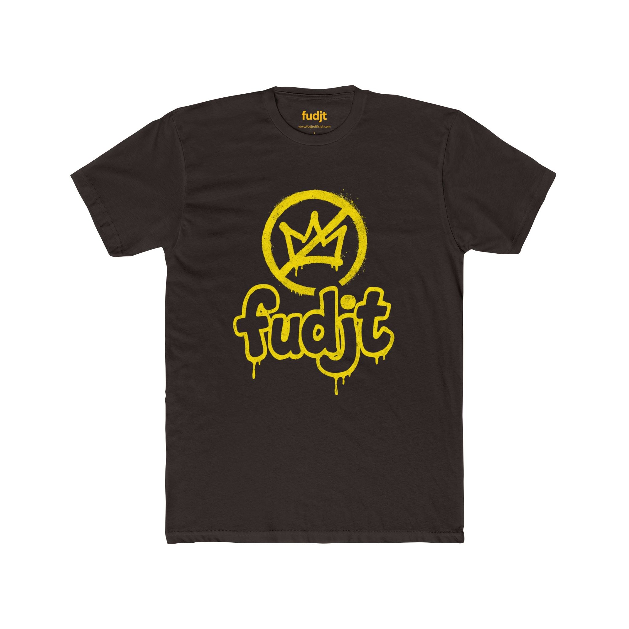Golden fudjt No Kings Cotton Crew Tee | 12 Colors