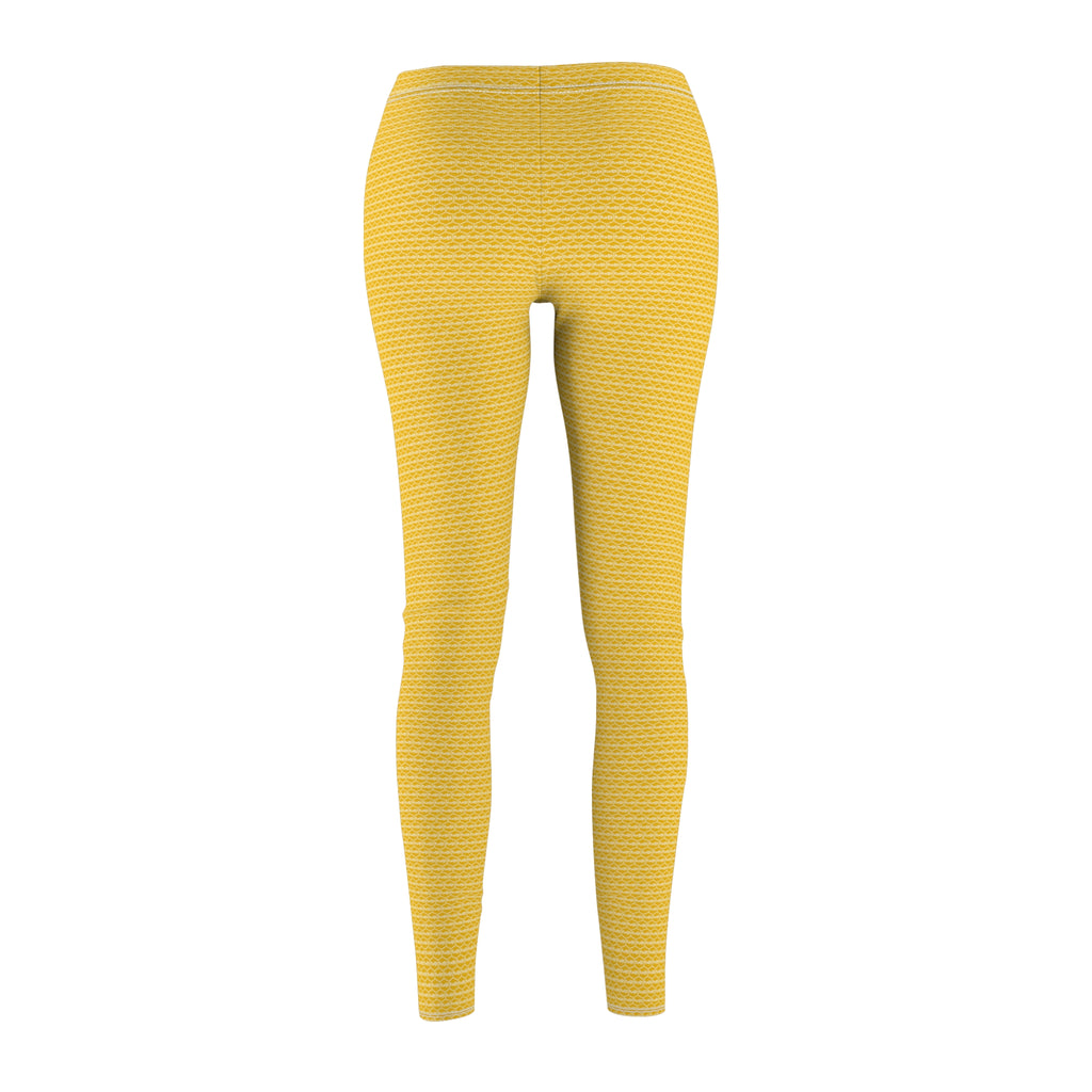 Yellow fudjt Unbroken Chain .5 Casual Leggings