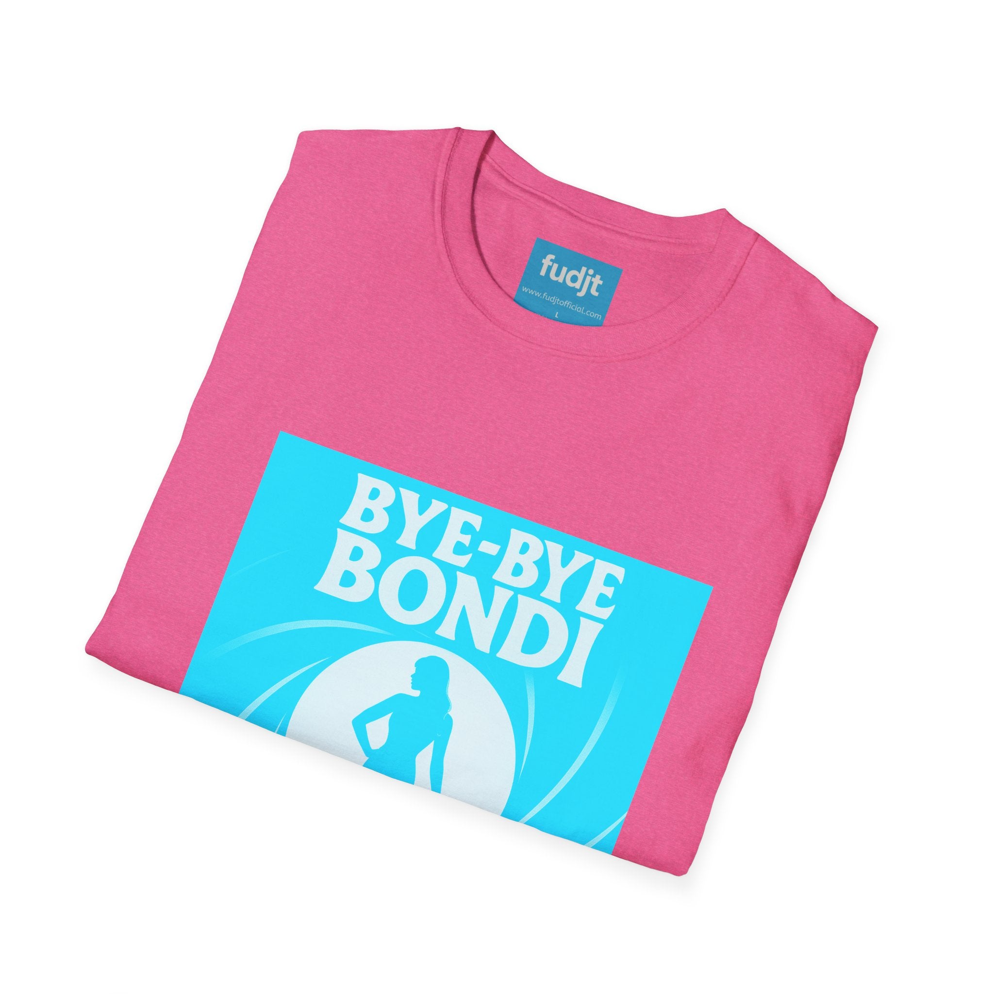 Bye-Bye Bondi | Blue Smoke Screen Retro fudjt Tee | 15 Colors