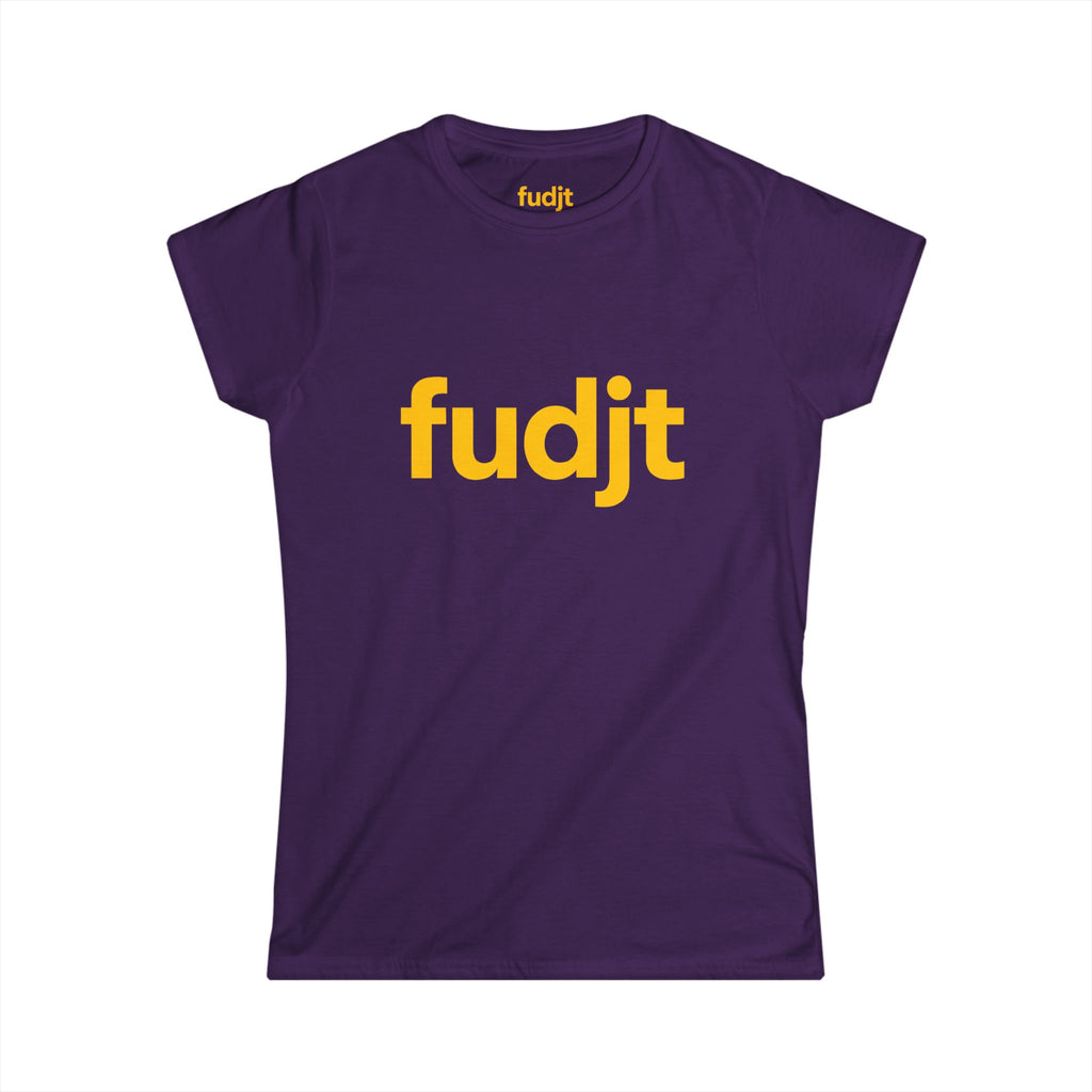 Women's Golden fudjt logo Comfy Stylie Tee | 12 Colors