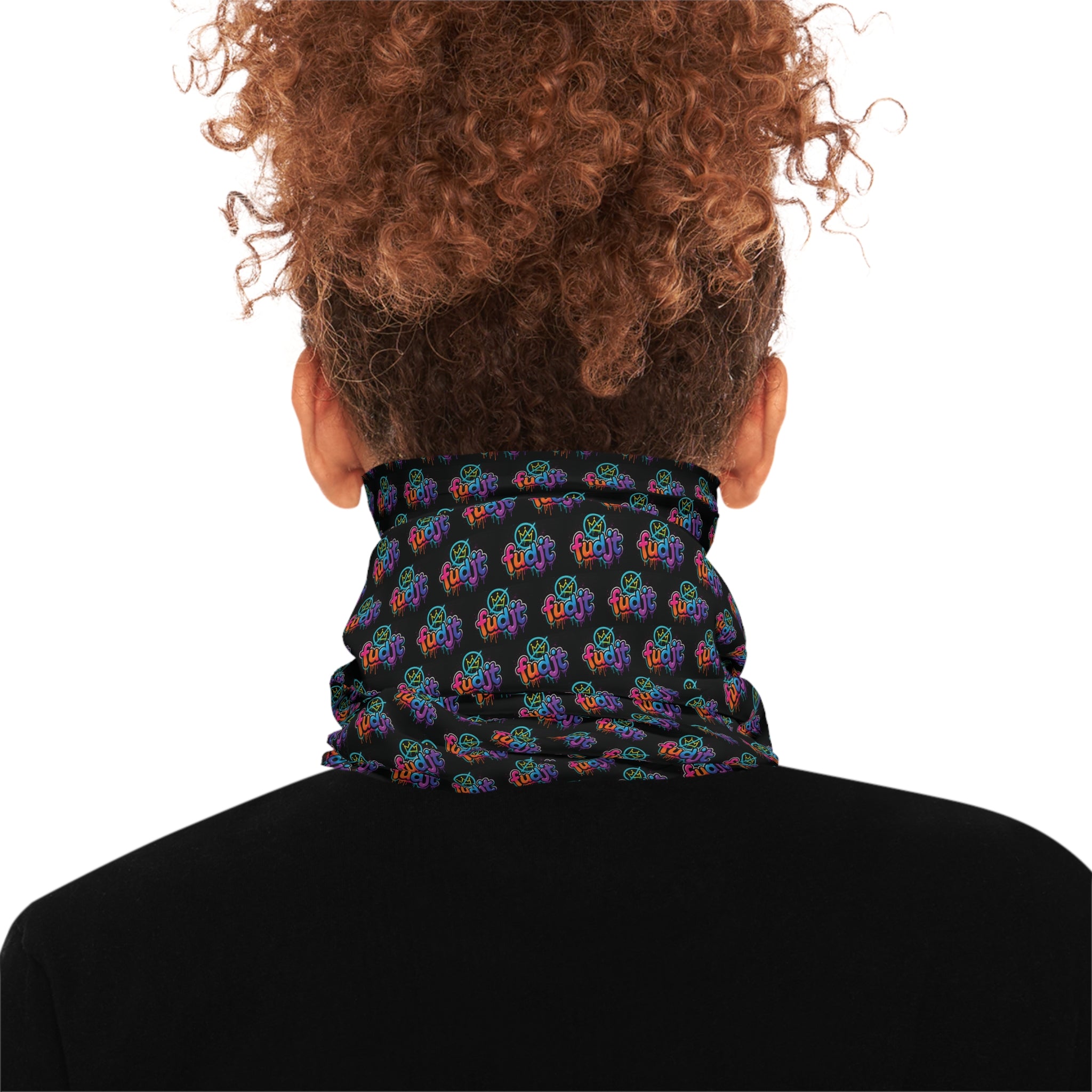 fudjt No Kings Clown Town 1-45 Neck Gaiter