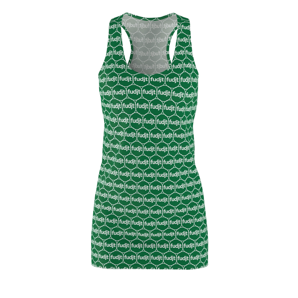 Dark Green fudjt Unbroken Chain 2.5 Chic Racerback Dress