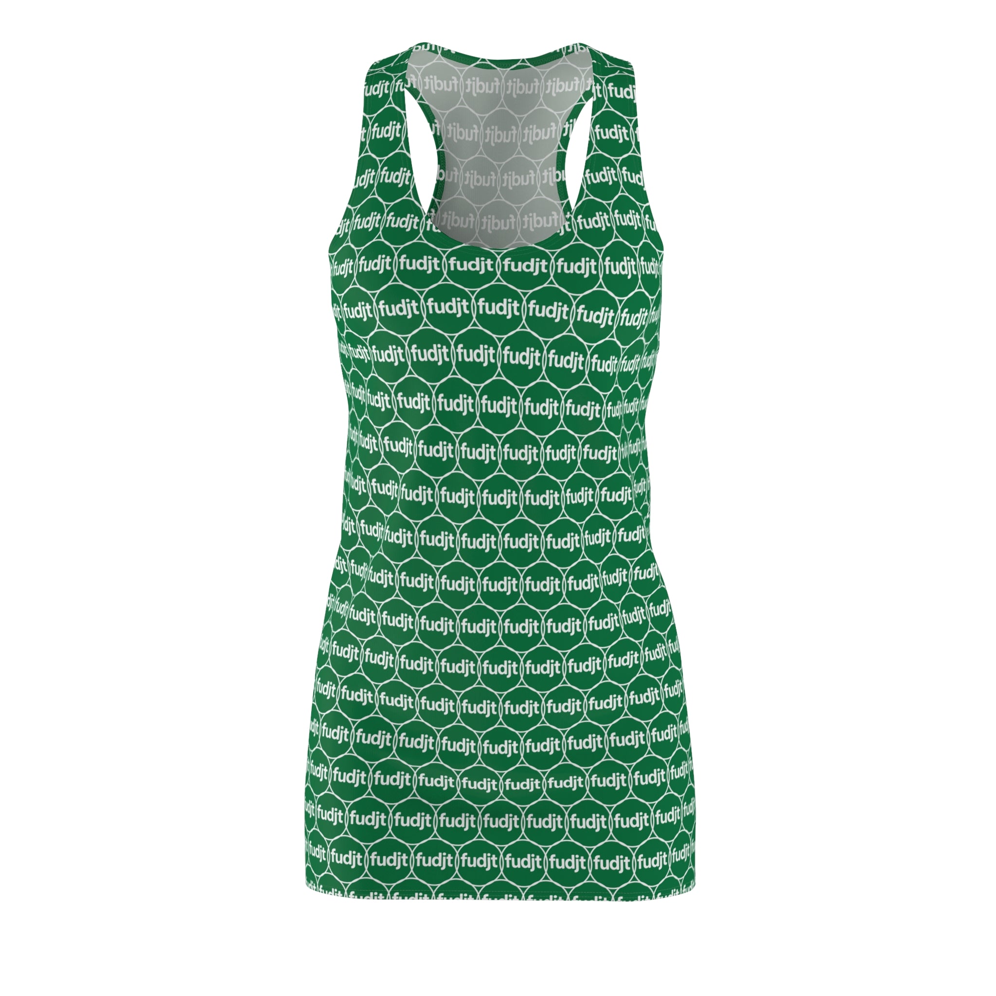 Dark Green fudjt Unbroken Chain 2.5 Chic Racerback Dress