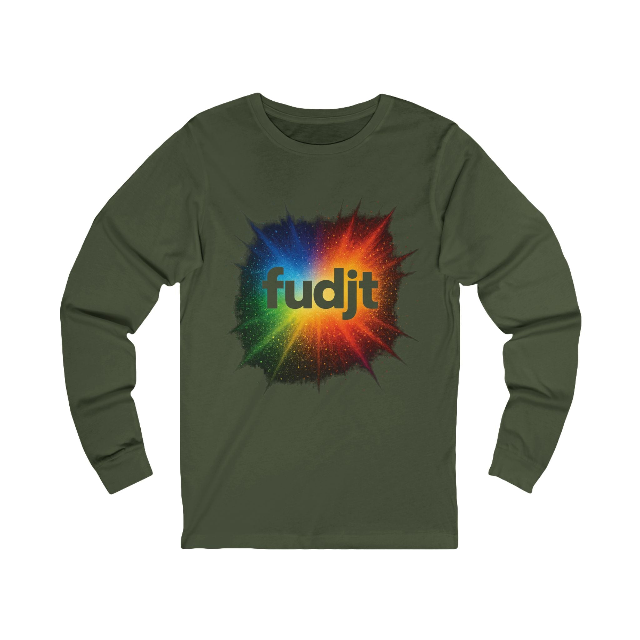 fudjt Burst of Empowerment Long Sleeve Tee | Universally Made for You | 12 Colors