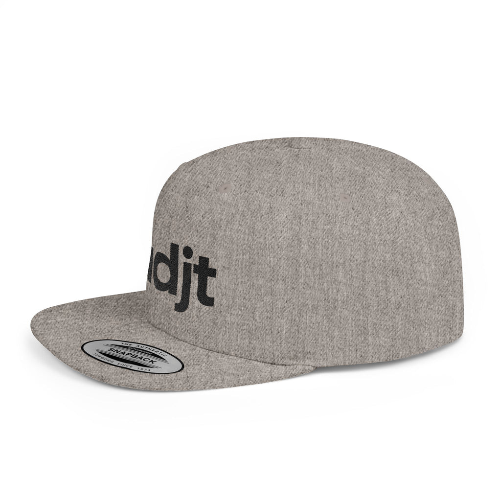 Stylish Flat Bill Snapback Black fudjt Streetwear Logo Cap | 5 Colors