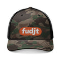 Camouflage Trucker Hat with fudjt Anti-Supremacy Red Badge Embroidery | 3 Colors