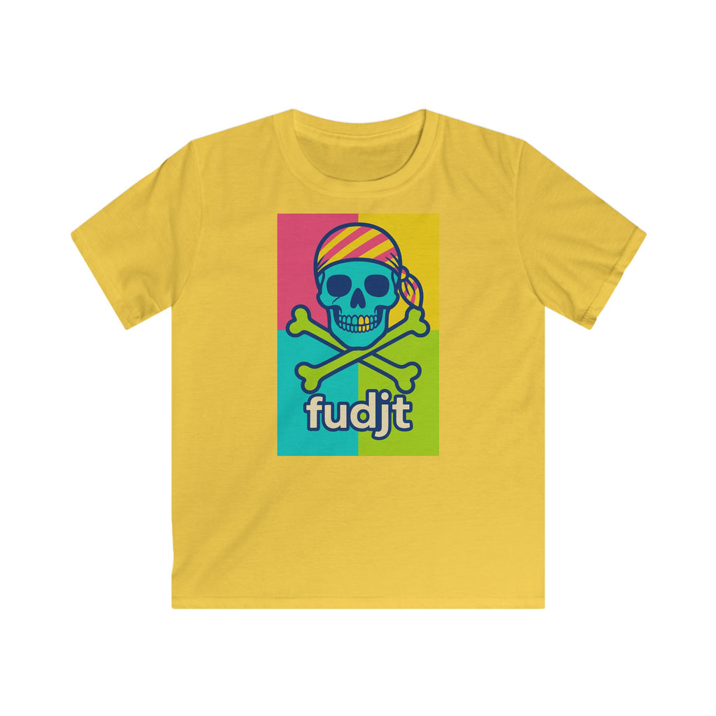fudjt Kids "Booty" Skull and Crossbones Tee | 5 Colors