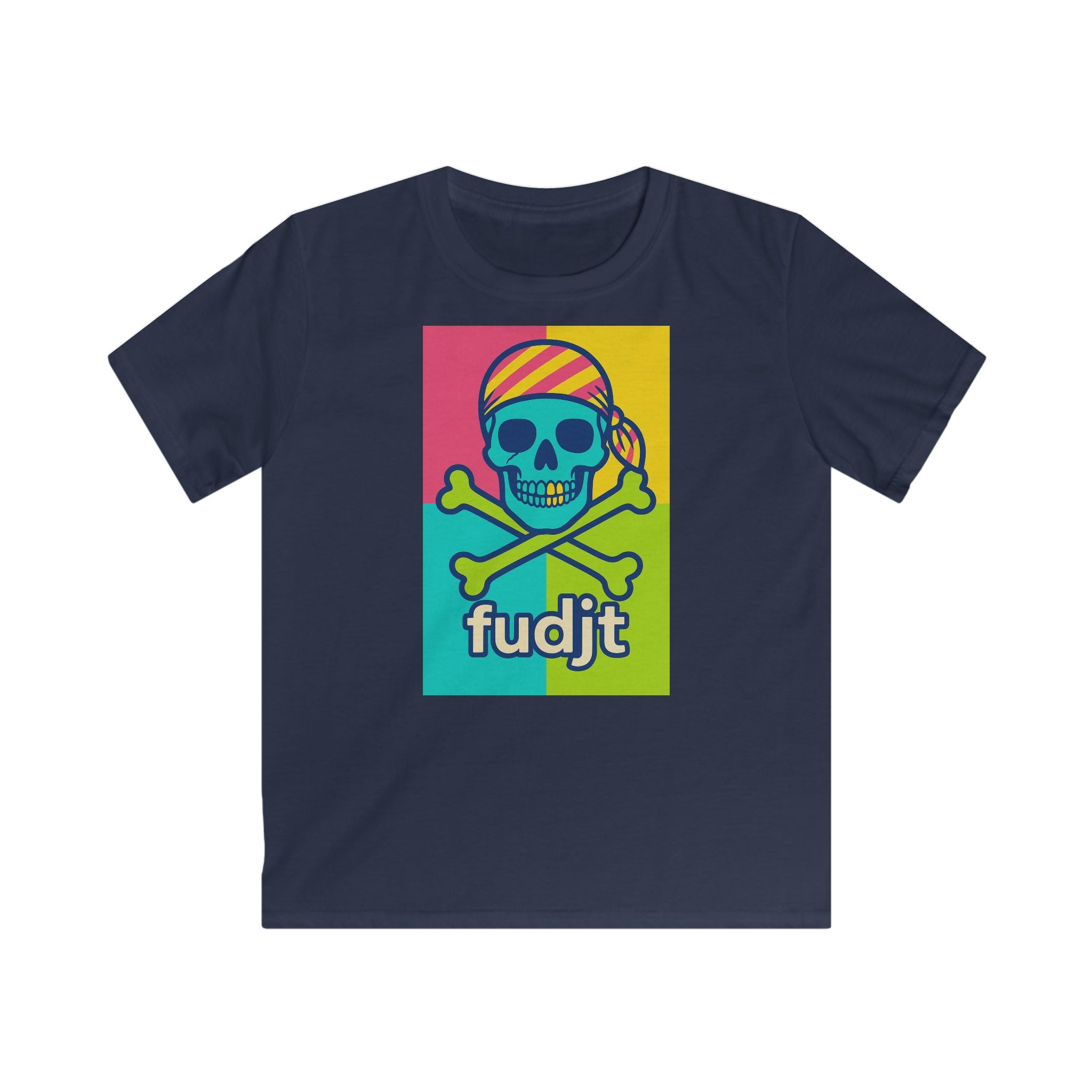fudjt Kids "Booty" Skull and Crossbones Tee | 5 Colors