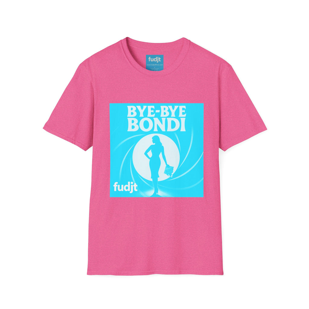 Bye-Bye Bondi | Blue Smoke Screen Retro fudjt Tee | 15 Colors