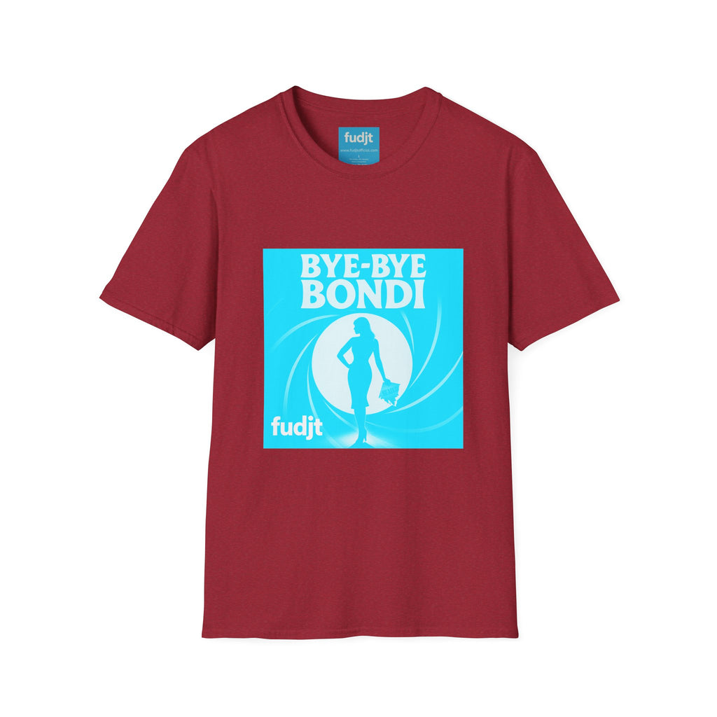 Bye-Bye Bondi | Blue Smoke Screen Retro fudjt Tee | 15 Colors